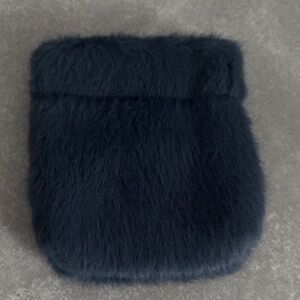 Natural Life Fuzzy Blue Change Purse